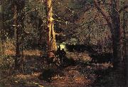 Winslow Homer A Skirmish in the Wilderness oil painting artist